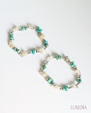 Amazonite / Moonstone Bracelet
