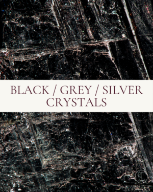 Black / Grey / Silver Crystals