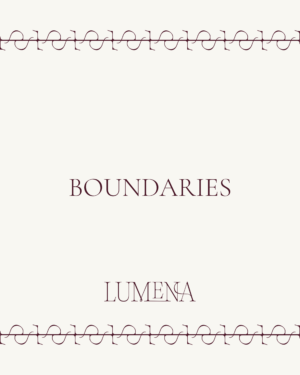 Boundaries