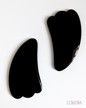 Black Obsidian Gua Sha Facial Massager
