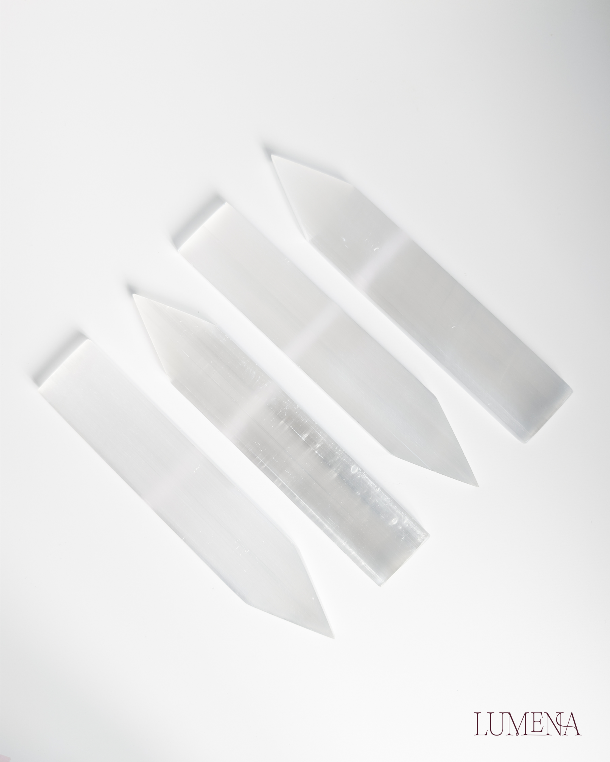 Satin Spar (Selenite) Flat Point