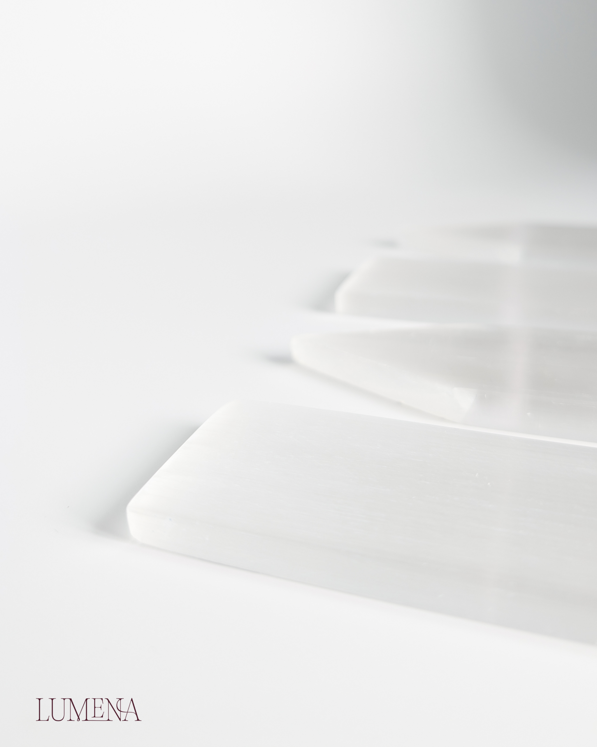 Satin Spar (Selenite) Flat Point - Image 3